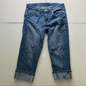 Miss Vigoss Capri Denim Medium Blue Jeans Size 6